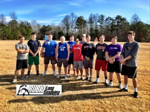 (Center): Rubio Long Snapping Instructor, Jeff Abraham, leads lessons in the South.